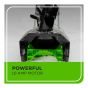 Corded Electric Snow Thrower - 16" - 10A Motor