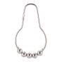 Crochets de rideau de douche, 1,5" x 2,83", chrome, 12/pqt