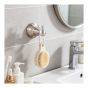 Ensemble d'accessoires de salle de bain mural, nickel, 4 pcs