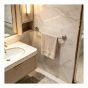 Porte-serviette simple, 18", chrome