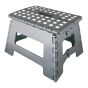 Folding Step Stool - 12" - Non-Slip - 330 lb Capacity