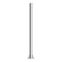 Bare Post on Plate - Galvanized Steel - 76 mm x 1,45 m