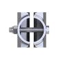 Coquille simple, poutre carrée 60 mm / tube rond 60 mm