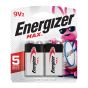 Piles Max Energizer, 9 V, 2/pqt