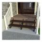 Stair Riser - 2 Steps - 22 1/2" - Black
