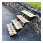 Stair Stringer - 4 Steps - 37 1/2" - Black