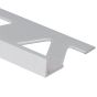 Aluminum edge - 3/8" x 8' - Clear