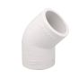 45° Elbow - 1 1/4" - White