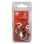 Vinyl-Insulated Spade Terminals - Red - 20/Pkg