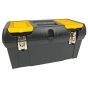Coffre à outils avec plateau, Series 2000, 18 1/4", noir et jaune