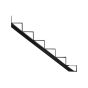 Stair Riser - 6 Steps - 52 1/2" - Black
