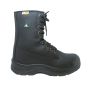 Bottes de sécurité en cuir véritable, grandeur 7, noir