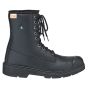 Genuine Leather Safety Boots - Size 9 - Black