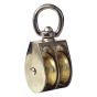 Poulie double pivotante, 1,5"