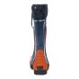 Bottes de sécurité, en caoutchouc, orange/noir, grandeur 10