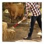 Fourche à engrais de 13", 4 dents, manche en bois dur 48"