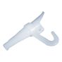 Chalumeau pour chaudière, pivotant , nylon, blanc, 7/16" x 3 1/2"