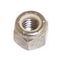 Écrou de blocage hexagonal avec insertion de Nylon, acier inoxydable, 25/pqt, 3/8"