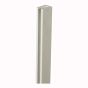 PVC Finishing Trim Moulding - Grey - 1 1/4" x 3/4" x 98"