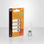 Halogen Lightbulb - T4 JCD - Soft White - 40 W - 4/Pack