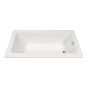Elara Rectangular Drop-In Bathtub - 60" x 31" - Acrylic - White