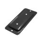 Fixplak 24 Anchor Plate - 2" x 4" - Black