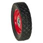 Roue de jardin, rouge, 8" x 1 3/4", 176 lb