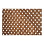 Brown Treated Wood Privacy Lattice - 4' x 8'