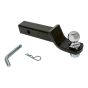 Ensemble d'attelage, black, chrome, 2"