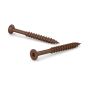 Treated Wood Screws - #6 x 1-3/4" - Ceramic - Brown - 500/Pkg