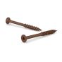 Treated Wood Screws - #6 x 2-1/4" - Ceramic-Coated - Brown - 500/Pkg