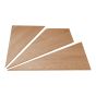 Hardwood Corner Step - 1 1/16" x 48" - Birch - Right