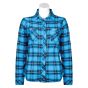 Chemise en flanelle à carreaux, bleu, grandeur Grand