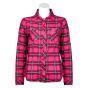 Chemise à carreaux en flanelle pour femmes