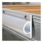 Bumper, D Roll – White - 16’ x 3" x 1"