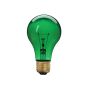 Ampoule fête, incandescente, A19, 60 W, vert
