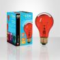 Ampoule fête, incandescente, A19, 60 W, rouge