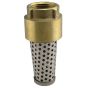 Clapet de pied, laiton, 1"