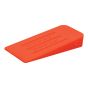 Coin de plastique, orange, 5"