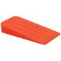 Coin de plastique, orange, 8"