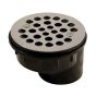 Drain de douche avec grille décalée