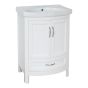 Meuble-lavabo, Bellina, blanc, 2 portes/1 tiroir, 24" x 34"