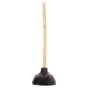 Débouchoir à ventouse, manche 18", 5 7/8"