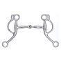 "D"-shaped training snaffle bit