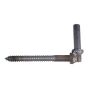 Screw-in lag hinge