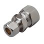 Compression straight union