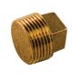 Threaded Cored Plug - 1/2"