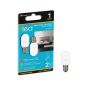 Ampoule pour veilleuse DEL, C7, blanc froid, givré, 1 W, 2/pqt