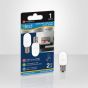 Ampoule pour veilleuse DEL, C7, blanc froid, givré, 1 W, 2/pqt