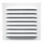 Standard Square Gable Vent - 12" x 12" - White